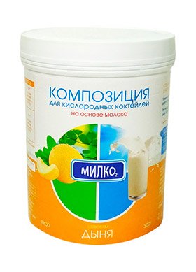 Композиция для кислородных коктейлей МИЛКО Дынная 300 гр.
