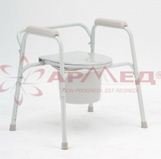 Средство реабилитации инвалидов: кресло-туалет H 020B Armed